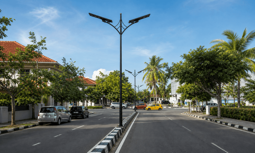 Solar Smart Pole Corridor Deployment for a Coastal Boulevard