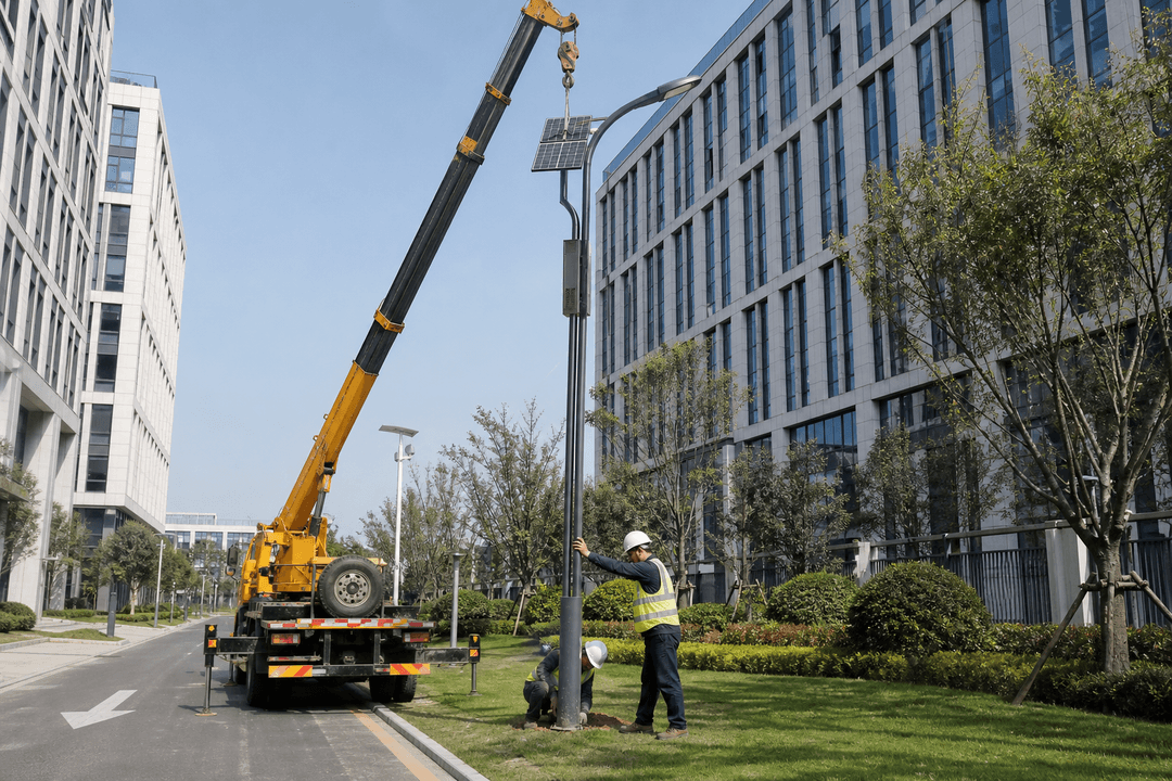 District Smart Pole Pilot for Municipal Roads and Public Space
