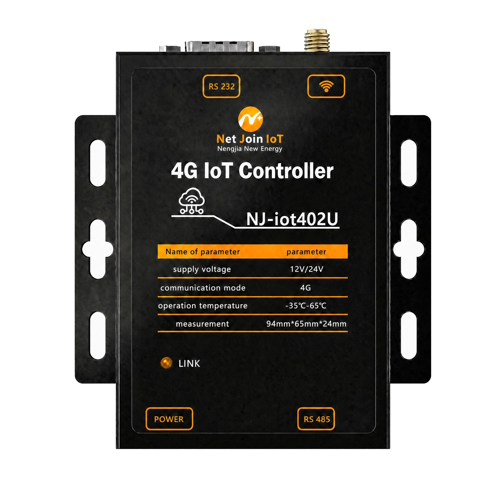 4G Cat.1 Solar Lamp Controller Front Alt view