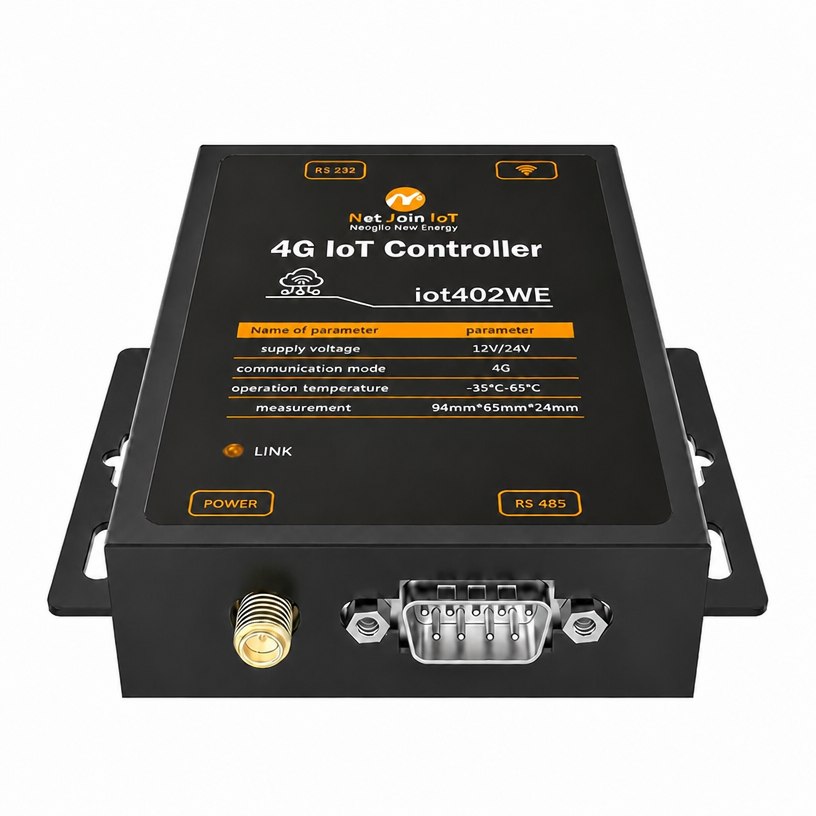 4G Cat.1 Solar Lamp Controller Ports view